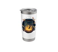 Glowing Fireflies in Jar Stainless Steel Insulated Tumbler
