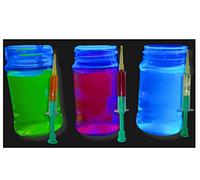 Glowing Fluorescent Dye, Liquid: Neon UV Blacklight Reactive Concentrate (Blue UV Blue)