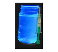 Glowing Fluorescent Dye, Liquid: Neon UV Blacklight Reactive Concentrate (Clear UV Cloudy Blue)
