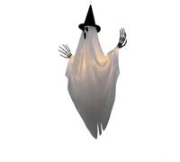 Glowing Halloween Witch Hat Pendant Accessory for Spooky Celebrations