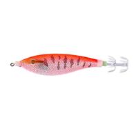 Glowing Horizontal Squid Trolling Lure 11CM/13.4G Luminous Squid Jig Jigging Fishing Lure Floating Squid Jigging Eging Wood Shrimp Hooks Artificial Octopus Bait for Night Fishing (1)