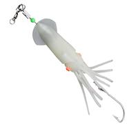 Glowing in the Dark Lures, Simulated Bait | Realistic Squid Shaped Lures Lures - Easy Catch Glowing Bait Reusable for Freshwater Dad Outdoor