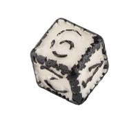 Glowing in The Dark Skeleton Dice Vintage Style Multi-Sided Dices for Game Enthusiasts Resin Material