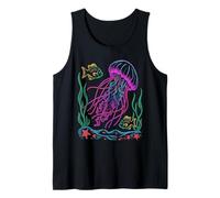 Glowing Jellyfish Marine Biology Tank Top