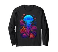 Glowing Jellyfish Ocean Adventure Gift for Sea Lovers Long Sleeve T-Shirt
