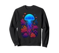 Glowing Jellyfish Ocean Adventure Gift for Sea Lovers Sweatshirt