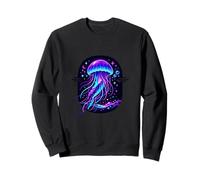 Glowing Jellyfish Ocean Sea Creature Marine Life Sweatshirt