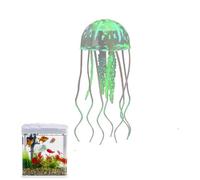 Glowing Jellyfish Ornament, Fish Tank Jellyfish Glow Decorations, Fluorescence Jellyfish Aquarium, Tank Aquarium Fish Tank Accessories Landscaping Supplies for Fathers, Neighbors, Grandpas