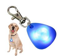 Glowing Light Dog Collar,Clip- LED Pendants for Night Walking | Stainless Steel Spring Clip Anti-Lost Supplies for Running, Camping, Climbing, and Hiking