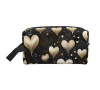Glowing Love Portable Large-Capacity Travel Toiletry Bag (Print Models) Waterproof Makeup Storage Bag for Men and Women for Business Trips, Fitness, Bathroom, Daily Storage