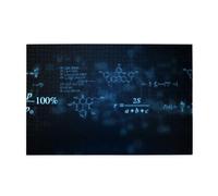Glowing Mathematical Physics Chemistry Formulas, 1000 Pieces Jigsaw Puzzles, Wooden Jigsaw Family Game Wall Decor for Adults Teens