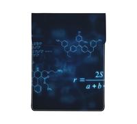 Glowing Mathematical Physics Chemistry Formulas, PU Leather Laptop Sleeve, Notebook Bag Laptop Case Sleeve Tablet Briefcase