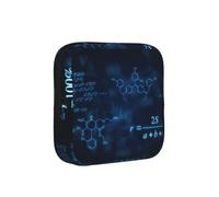 Glowing Mathematical Physics Chemistry Formulas, Sanitary Napkin Storage Bag, Period Bags for Women Teen Girls