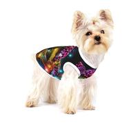 Glowing Mushroom Cotton Dog Shirt â€“ Soft Breathable Dog Shirt for Dogs Cats Boy Girl Pet Tshirt,Suitable for Small Pets