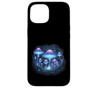 Glowing Mushrooms Forest Night Scene Case for iPhone 15