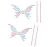 Glowing Pet Wing Battery Power Illuminations Easily Clip Texture for Nighttimes Use Easy to Put on and Take Off LED Pet Wing