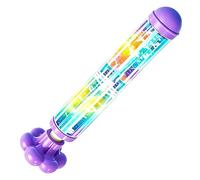 Glowing Rainbow LED Water Blaster, Firework Water Gun, Romantic Firework Style Water Squirters, Fun Pull-Out Waterguns, Fireworks Water Spray Toy for Parties (Purple,27.5cm)