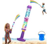 Glowing Rainbow LED Water Blaster, Rainbow Water Gun, Firework Water Spray Gun With Lights, Summer Fun that Pops Like Magic, Water Blaster (1 PC)