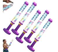 Glowing Rainbow LED Water Blaster | Summer Fun That Pops like Magic, Creativity Glowing Rainbow Water Blaster, Glow LED Water Gun Firework for Summer Pool, Backyard, Party Outdoor Game (5PCS)