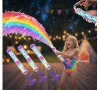 Glowing Rainbow LED Water Blaster | Summer Fun that Pops Like Magic, Epic LED Rainbow Spray, Level Up Your Pool Parties & Beat the Heat(3pcs)