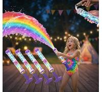 Glowing Rainbow LED Water Blaster | Summer Fun that Pops Like Magic, Epic LED Rainbow Spray, Level Up Your Pool Parties & Beat the Heat(4pcs)