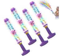Glowing Rainbow LED Water Blaster,Summer Fun that Pops Like Magic, Squirt Water Blaster Guns, Summer Pool, Backyard, Beach, Birthday Party Outdoor Game(4pcs)