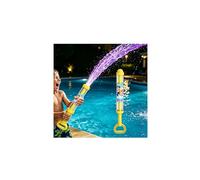 Glowing Rainbow LED Water Blaster,Summer Fun that PopsLike Magic,Fireworks Water Spray Gun with Lights,Pull Push Firework WaterBlaster Toys for Pool Party Outdoor Summer Wate r Games