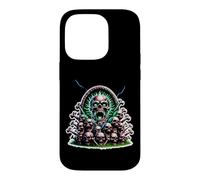 Glowing Skull Horde - Dark Gothic Skeleton Horror Case for iPhone 14 Pro