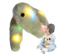 Glowing snakePlush - 55cm Soft snakeToy, PP Cotton Stuffed Animal with LED Lights, Fun Light Up Plush Kids Adults | Twistable Cute snakePlush for Bedroom Playroom Gift Party Cuddle
