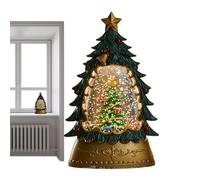 Glowing Snow Globes, Christmas Glowing Ball, Glitter Globes, Indoor Decoration Ornaments, Autumn Snow Globe for Family and Friends