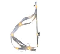 Glowing Streamer Stick for Weddings Light-up Wedding Wand 1/10 Pcs Wands Led Sticks with Bell Ribbon Parties Romantic Atmosphere Decor Photo Props White 1pc