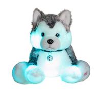 Glowing Toy Soothing Light Up Cuddly Dog Stuffed Animal With Soft LED For Baby Comfort And (B, 35X25CM)