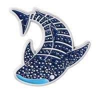 Glowing Underwater Theme Enameled Pins with Dolphin Sharked Design Lightweight Alloy Brooch for Fashion Accessories Gifts Cartoon Whale Brooch Alloy