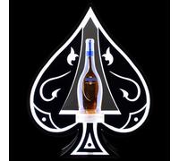 Glowing Wine Bottle Display Sign - Adjustable LED Bottle Presenter for Bars, Nightclubs, and Private Parties - Ace Of Spades Champagne Service