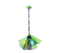 Glowing Witch Broom - Glow In The Dark Witch Broom | Halloween Witch Broom Wizard Broom | Halloween Broom Cosplay Accessories | Witch Broom with Lu