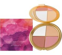 Glowjiu Glow Gallery Highlighting Eye & Cheek Palette, 4-In-1 Highlight Shades Makeup for Blush,Makeup Palettes, Long-Lasting Wear for Daily & Party