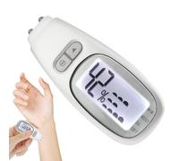 GlowMeter Pro Skin Analyzer - Portable LCD Digital Device | Measures Moisture/Oil/Pores | AI-Powered Skin Tone Analysis (USB Rechargeable)