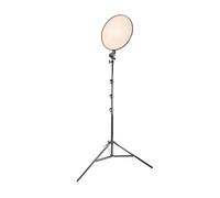 GLOWPAD 450D Slim-Profiled Daylight Balanced LED Kit - 75W, 3200-5600K, 5/8 inch Mount, 79-240cm, 92cm Footprint Diameter, Aluminium, 5/8inch Spigot Size, 5kg Load Capacity