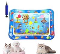 Glowpad for Cats, Ocean Breeze Splashland for Cats, Pet Water Bed for Dogs, Cooling Mat for Dogs, Thickened Leakproof Anti-Scratch, for Indoor & Outdoor Summer Fun (K)