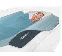 GlowRails [1-Pack Inflatable Bed Rail for Toddlers | Built-in LED Lights for the Bedroom | Blow-up Bed Bumper | Travel, Holiday, Home Use, Bed Rail Beds with non-slip grips | Bed Barrier