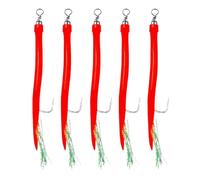 Glows-Coated Fishing Hook Assembly with Top | Connector for Night Angling
