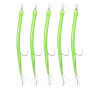 Glows-Coated Fishing Hook Assembly with Top | Connector for Night Angling