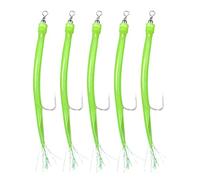 Glows-Coated Fishing Hook Assembly with Top | Connector for Night Angling