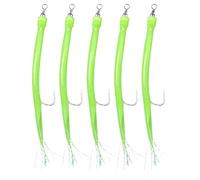 Glows-Coated Fishing Hook Assembly with Top | Connector for Night Angling