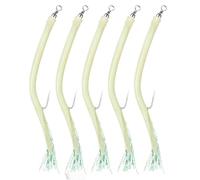 Glows-Coated Fishing Hook Assembly with Top | Connector for Night Angling