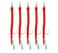 Glows-Coated Fishing Hook Assembly with Top | Connector for Night Angling