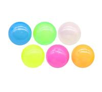 Glows In The Dark Sticky Balls, Sticky Bouncy Balls, Glow In The Dark That Stick to Ceiling, Stress Fidget Toys, Stress for Kids and Adults (6 Pieces)