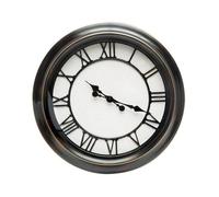Glowster 60cm Black Rustic Wall Clock with Large Retro Hands, Estandar