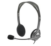 Glowster Stereo headset headband with microphone, clear sound and comfortable fit, ideal for calls and entertainment at home or work.