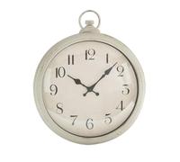 Glowster White Wall Clock 41x35x5cm, Estandar